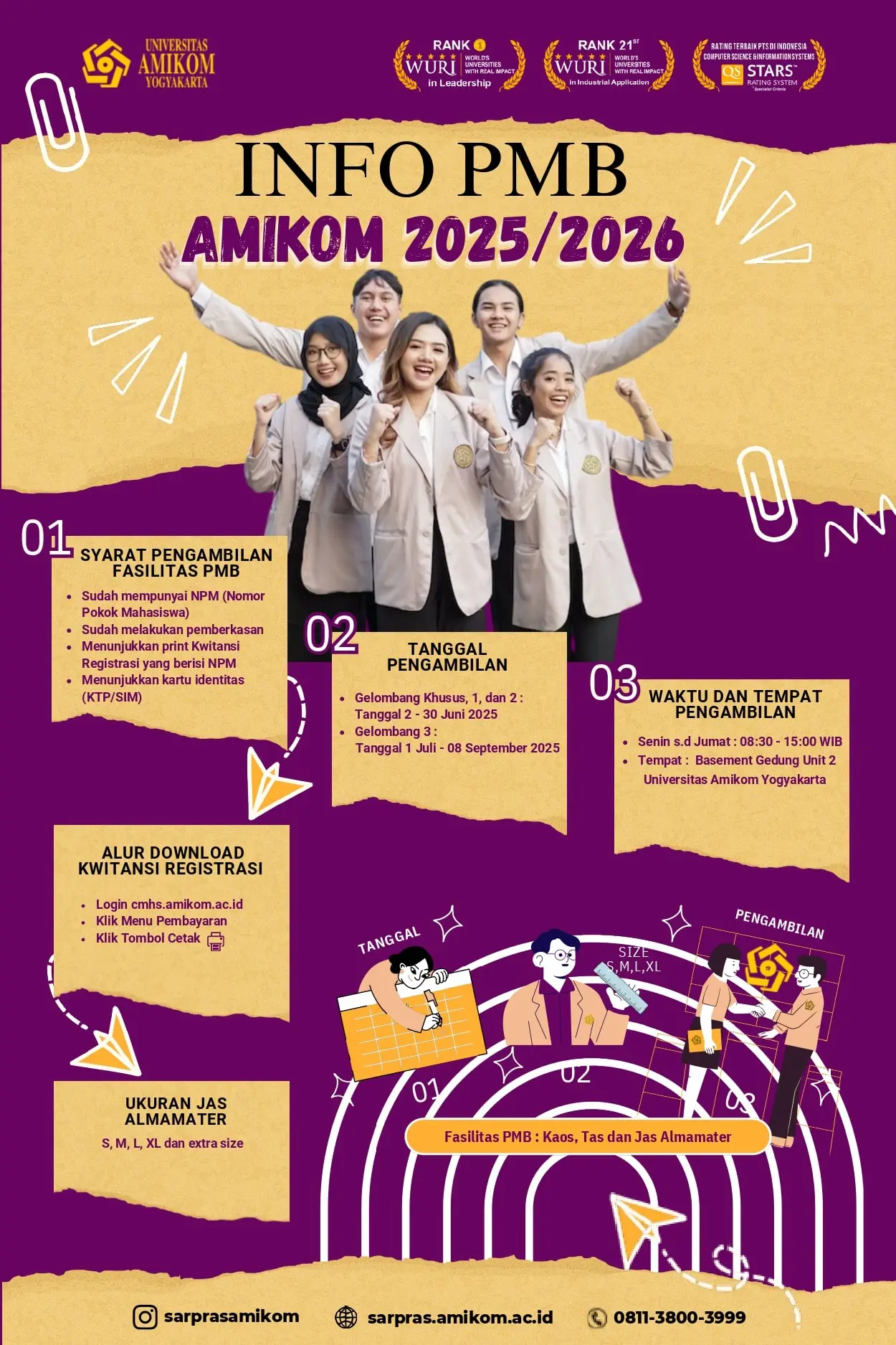 Pengambilan Fasilitas PMB 2025